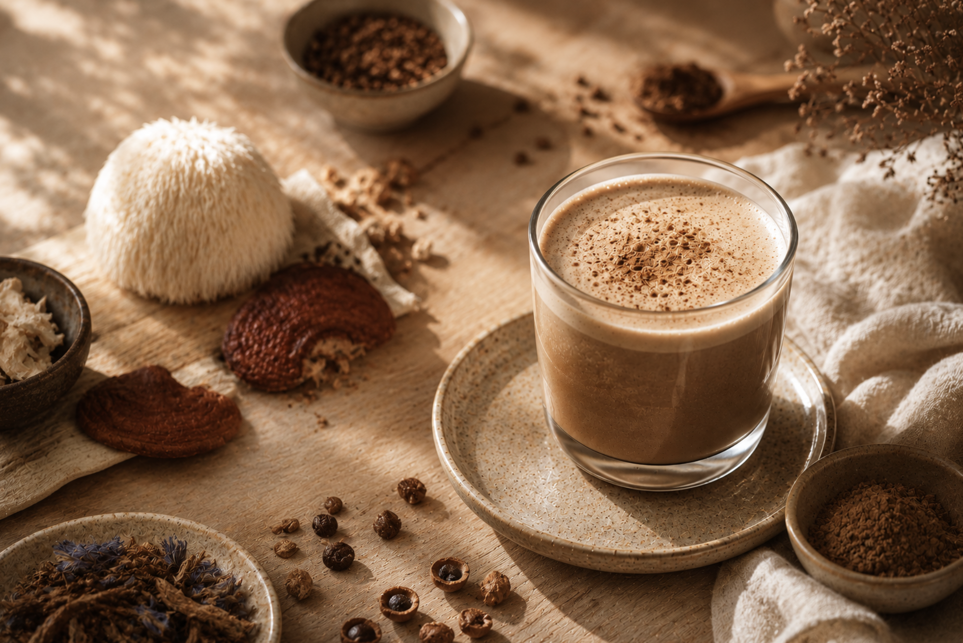 café champignons